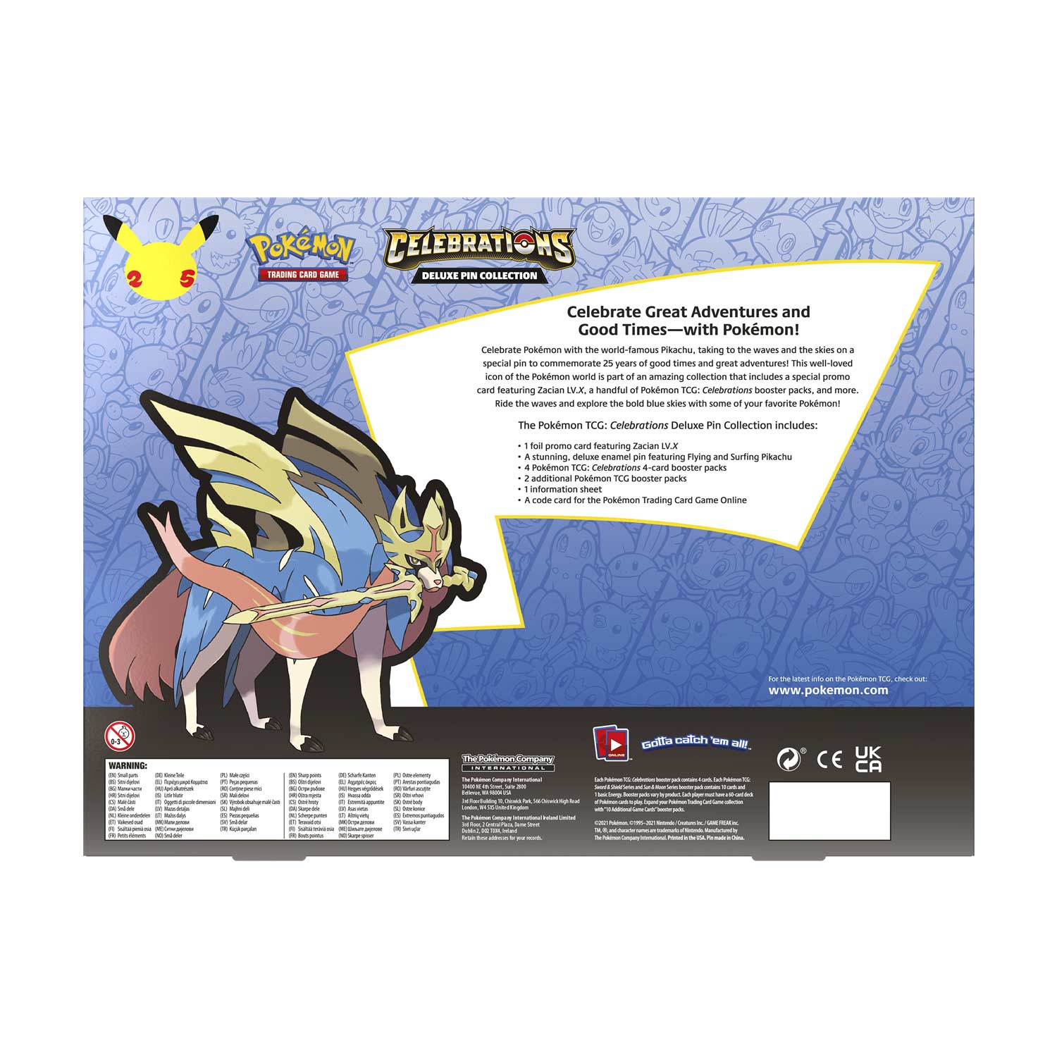 Pokémon TCG: Celebrations Deluxe Pin Collection Box - Image 3